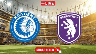 KAA Gent vs Beerschot Wilrijk live voetbalwedstrijd Belgische Pro League