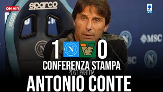 CONFERENZA CONTE post NAPOLI-VENEZIA 1-0 | LE PAROLE DI CONTE PRESS CONFERENCE 29/12/24