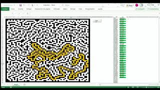 Maze solving with Visual basic application