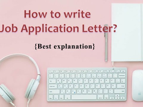 How to write Job Application Letter How to write Job Application Letter