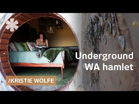 Kristie Wolfe builds underground home & sets rural WA hamlet Kristie Wolfe builds underground home & sets rural WA hamlet