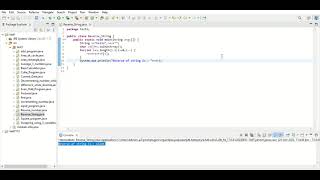 How to Reverse String using java eclipse