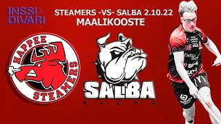 Happee Steamers vs Rauman SalBa 2.10.2022 | #Inssidivari #Floorball