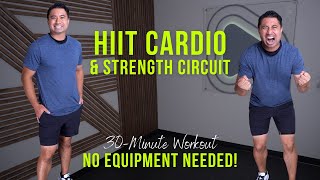 Full Body HIIT Cardio & Strength Class | 30-Minute Workout