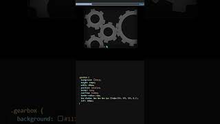 Rotating Gear Loader Animation | HTML & CSS Tutorial ⚙️💻 #coding #html