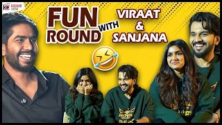 😂 FUN ROAST ROUND 🤣 with Virat \u0026 Sanjana Anand | Manu | Kadakk Cinema