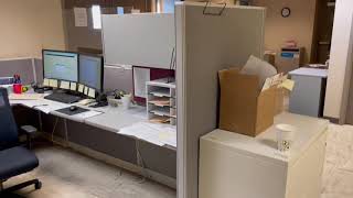 HENDERSON AUCTIONS WILL BE SELLING THIS LOT OF 60 PLUS HAWORTH OFFICE CUBICLES AND PARTITIONS