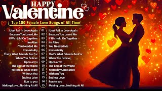 HAPPY VALENTINE'S DAY 💖 Best Romantic Love Songs of 2025 💖 Best Female Love Songs 80's 90's