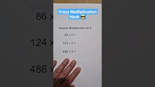 Multiplication Tricks To Make Mathematics Fun and Easy 😎 #shorts #math #multiplication
