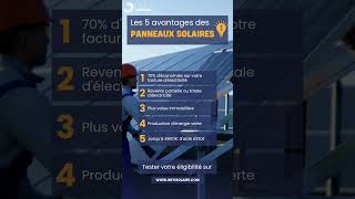 Panneaux solaire : Les 5 avantages