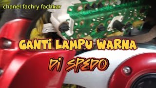 cara ganti lampu warna di spedo/cara buka pasang spedo/hyundai