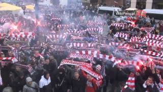 21.09.2013 Przemarsz kibiców Cracovii (WikiPasy.pl)