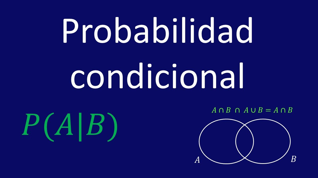 Probabilidad Condicional - Ejemplo 2 - YouTube