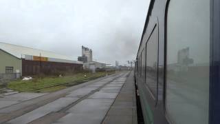 Haulage behind Direct Rail Services 37419 departing Lowestoft