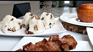 Cooking Food From Zelda Breath Of The Wild | Foods From A  Game | HD COOKING S