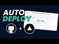 How to Auto-Deploy Your Web App for FREE (GitHub & Vercel)