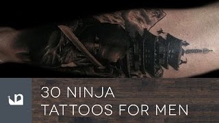 30 Ninja Tattoos For Men