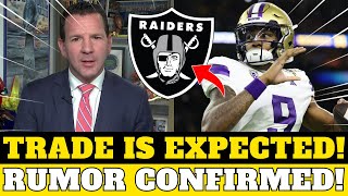 🔥TRADE BIG ALERT! THINGS ARE GOING TO HEAT UP! RAIDERS MADE THEIR CHOICE! RAIDERS NEWS NOW