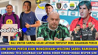 🔵SELAMAT DATANG SADDIL🔥LINI SERANG PERSIB SEMAKIN MENGERIKAN🔥HODAK LANGSUNG RESPON😱TECO SESUMBAR!