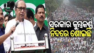 BJD's Big Protest Rally Against Price Rise: Naveen Patnaik says State Govt is in deep slumber