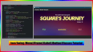 Step-by-Step Java Menu Tutorial: JFrame, JLabel, JButton Explained