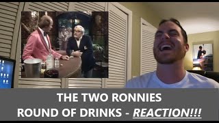 Americans React | THE TWO RONNIES | Round of Drinks | REACTION