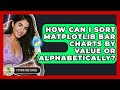 How Can I Sort Matplotlib Bar Charts By Value Or Alphabetically? - Python Code School