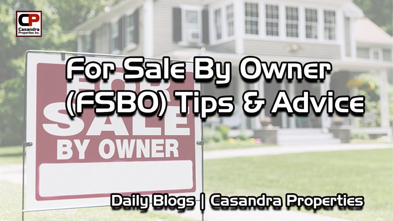 For Sale By Owner Tips & Advice | FSBO | Real Estate - YouTube