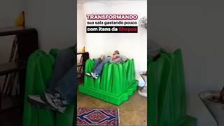 Transformando sua sala gastando pouco com produtos Shopee | Achadinhos #shorts #shortsvideo