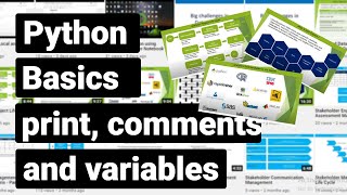 Python Basics: print, comments and variables