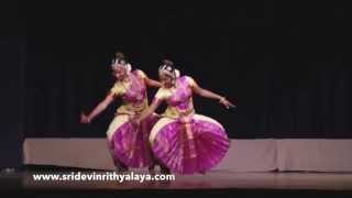 Thilang Thillana duet by Harinie Jeevitha \u0026 Bhairavi Venkatesan - Sridevi Nrithyalaya-Bharathanatyam