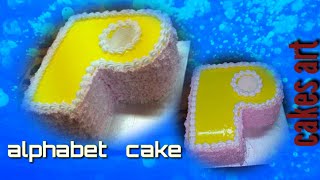 alphabet cake | letter cake