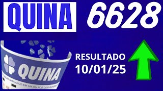 Quina 6628 - Resultado da Quina de Hoje Concurso 6628