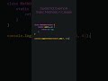 JavaScript Example: Static Methods in Classes