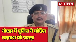 नोएडा में पुलिस ने वांछित बदमाश को पकड़ा