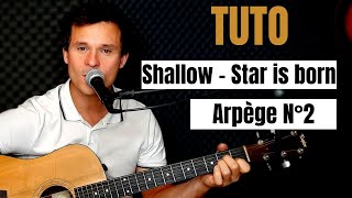 Tuto guitare Shallow Arpège N°2 (Accords et Paroles)