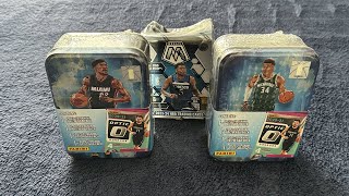 2023-24 Panini Basketball Tin (1-2) and 2023-24 Mosaic Blaster Box Damaged during delivery (1)