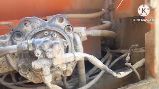 Doosan excavator 225LCA hydraulic pump pressure  low  machine get load after stop