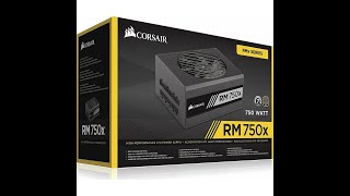 Unboxing ATX Power Supply Corsair RMx 2018 Series RM750x