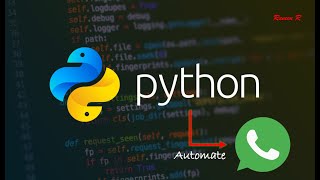 Automate WhatsApp message with just 2 lines of python code in 2 min !!!