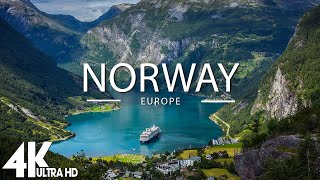 FLYING OVER NORWAY (4K UHD) - Relaxing Music Along With Beautiful Nature Videos - 4K Video #3
