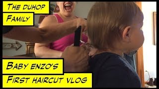 Duhop BABY ENZO FIRST HAIRCUT VLOG