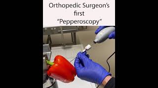 Orthopedic Surgeon’s first “pepperoscopy”