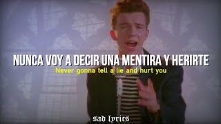 Rick Astley - Never Gonna Give You Up // Sub Español & Lyrics