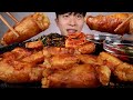 진짜 역대급으로 바삭한 통대창... 김장김치랑 부추김치 더해서 먹어보겠습니다 ! ! ! ASMR MUKBANG DAECHANG(BEEF INTESTINE) EATING SHOW