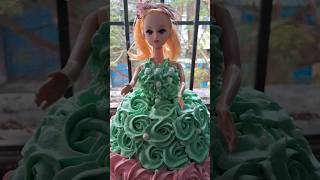 Mango flavor 1 1/2kg Barbie doll cake... Orders taken whatsapp: 9363754030