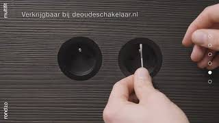 Rond Multifit holder houder 2.0 de oude schakelaar 8800-2012