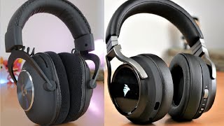 Logitech G Pro X vs Corsair Virtuoso - high quality, feature packed gaming headsets