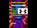 can you name these 8 shoe logo brand by their logos quiz short trivia shoe gussshoes quizlogo