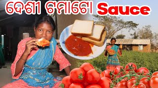 ଦେଶୀ ଟମାଟୋ Sauce || @hirasingh9408